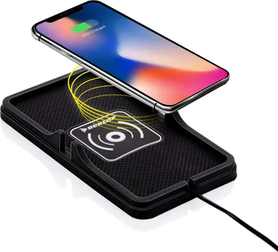 Obrázok produktu pre Dunlop Phone Holder Car/ Qi Charger - bezdrôtové nabíjanie - rýchlonabíjačka - vrátane nabíjačky do auta a kábla