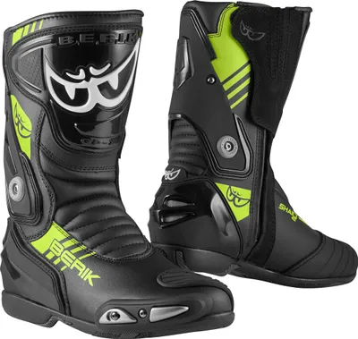 Produktbild von Berik Shaft 3.0 Motorradstiefel, schwarz/neon-gelb, 48
