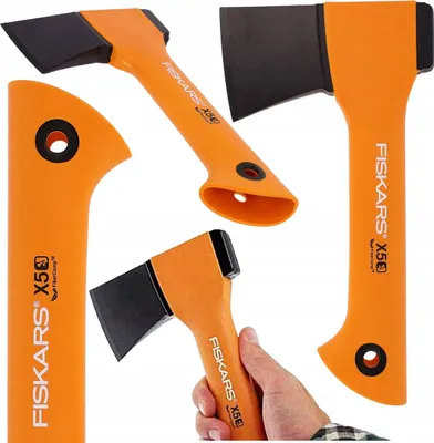 Productafbeelding van Freizeitbijl X5-XXS, model G.550g, steel lengte 230mm, merk FISKARS