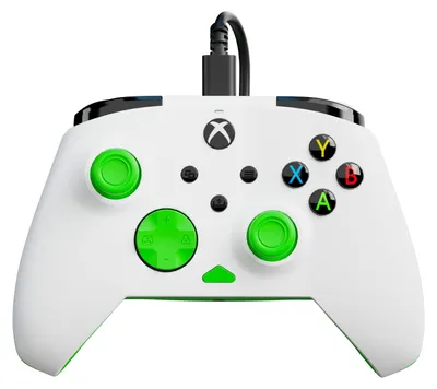 Produktbild von Turtle Beach Rematch Core Weiß/Grün Wired Gaming Controller – Lizenziert für Xbox Series X und S, Xbox One und Windows PCs, Gamepad, PC, Xbox, Xbox One, Xbox Series S, Xbox Series X, D-Pad, Schaltfläche Optionen, Kabelgebunden, USB, USB Typ-C