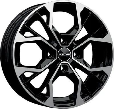 Immagine prodotto di Cerchi in lega GMP MATISSE 7.5x18 4x100 ET 38 BLACK DIAMOND