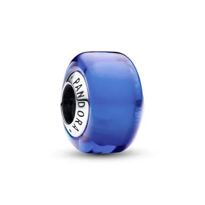 Obrázek produktu pro PANDORA Mini přívěsek z modrého muránského skla a stříbra 925/1000