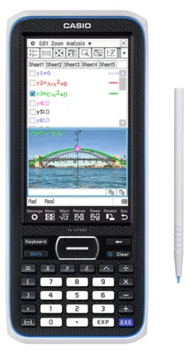 Produktbild von Taschenrechner Casio FX-CP400-LA-EH Schwarz 28,3 x 18,3 x 5,4 cm