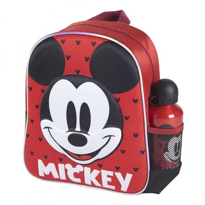 Produktbild von Set / Kinder 3D-Rucksack + Sport-Aluminiumflasche MICKEY MOUSE, 2100003588