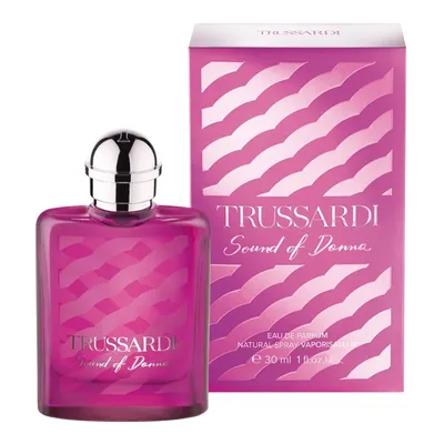 Zdjęcie produktu dla Trussardi Sound of Donna, Kobiety, 30 ml, Butelka jednorazowa, Migdał, Heliotrop, Magnolia, Mandarynka, Tuberoza, Spray
