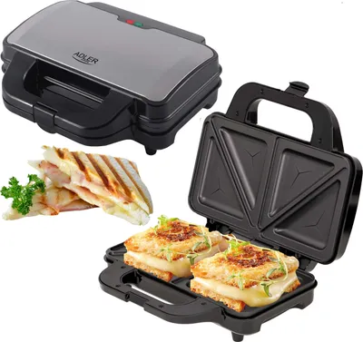 Immagine prodotto di Adler XXL sandwich maker | rivestimento antiaderente | 1300 watt