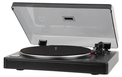 Image de Kruger&Matz KM0516 Platine vinyle avec convertisseur USB TT-501, noir