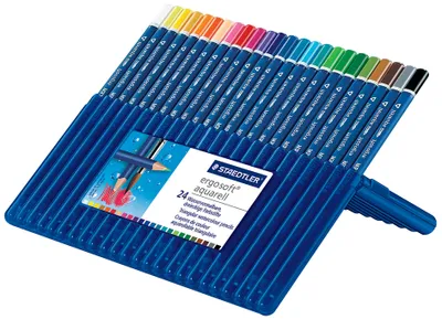 Zdjęcie produktu dla Kredki akwarelowe 24 kolory Ergosoft Staedtler