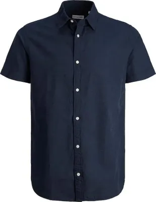 Produktbild von Jack & Jones Linen Kurzarmhemd Blau M Herren Blau M