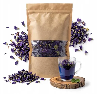 Produktbild von Wilde Malvenblüten getrocknet 200g - Malve Blüten Tee - Essbare Malvenblüten