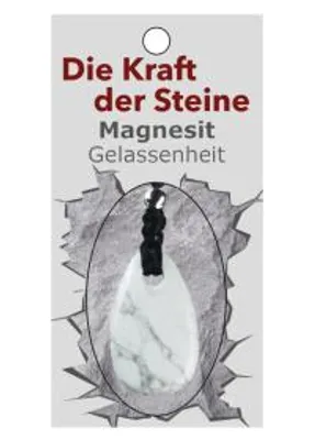 Produktbild von Kraftstein-Anhänger Magnesit (Gelassenheit)