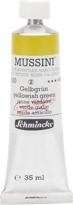 Schmincke 35ml MUSSINI Gelbgruen Öl 10 530 009