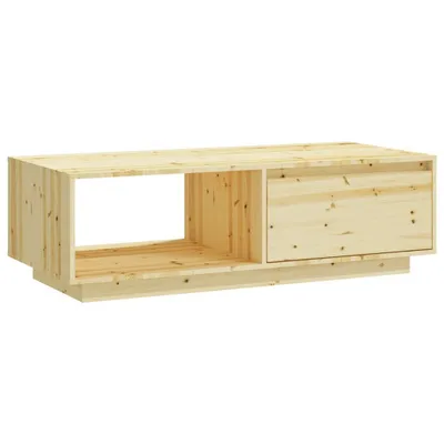 Produktbild von Couchtisch 110x50x33,5 cm Massivholz Tanne