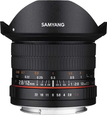 Obrázok produktu pre SAMYANG 21748 Rybie oko-objektív f/2,8 - 22 12 mm