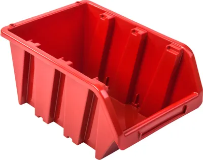 Produktbild von Sichtlagerbox Sortierbox Lagerbox Stapelbox rot NP10 Lagersystem