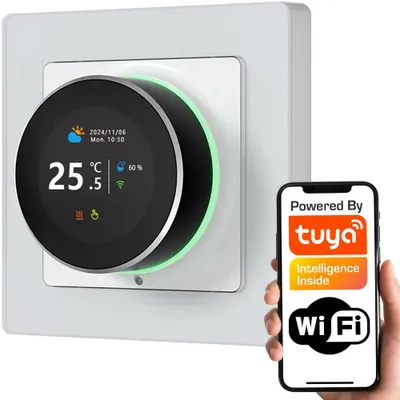 Produktbild von PSMART Thermostat Heizung 16A Weiß Drehregler WiFi Tuya