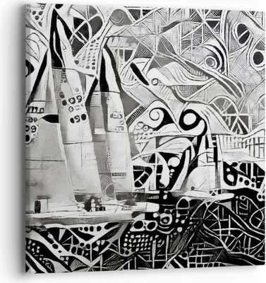 Produktbild von Bild auf Leinwand - Leinwandbild - Abstraktion modern - 40x40cm - Wand Bild - Wanddeko - Wandbilder - Leinwanddruck - Bilder - Kunstdruck - Wanddekoration - Leinwand bilder - Wandkunst - AC40x40-3479