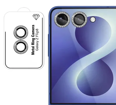 Produktbild von Kamera Schutzglas Linsenglas für Samsung Galaxy Z Flip8 5G 9H Glitzer Ring