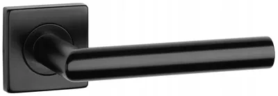 Produktbild von STERK Kvadrat 1701 Edelstahl-Türklinke schwarz matt