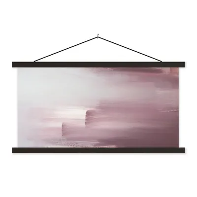 Produktbild von MuchoWow® Textilposter Malerei - Ölgemälde - Abstrakt 150x75 cm mit schwarzem Rahmen - Posterleiste