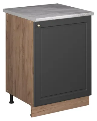 Zdjęcie produktu dla Szafka pod zlew Vicco Fame-Line Anthrazit Gold rustykalny/Dąb goldkraft 60 cm, Model 63374