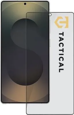 Image de Verre tactique Protection 5D pour Galaxy S25 Ultra noir