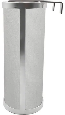 Produktbild von Edelstahl Hopfenfilter 304 für Bierbrauen, wiederverwendbarer Spider Korb 300 Mikron, Brau Zubehör für Homebrew Kessel