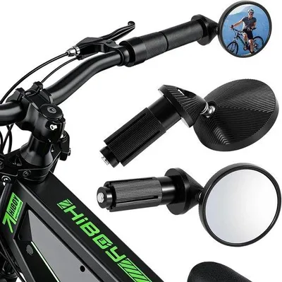 Produktbild von 2 Fahrradspiegel, HD, 360° schwenkbar, Rückspiegel für Fahrräder