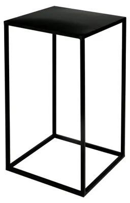 Produktbild von Metall Blumenständer für Blumentöpfe im modernen Loft-Industrie-Stil (Schwarz)