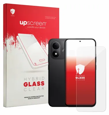 Produktbild von upscreen Schutzglas für Xiaomi Redmi Note 17 5G (Display+Kamera) Schutzfolie Panzer Folie Glas Display Schutz klar