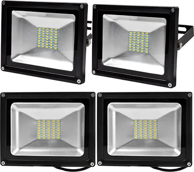 Produktbild von 4pcs 30W LED Fluter Strahler,Greenmigo IP65 Wasserdicht Warmweiß 120° LED Außenstrahler Fluter Flutlicht AC 85-265V