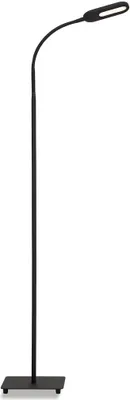 Immagine prodotto di BRILONER OFFICE STEP Lampada da terra a LED, controllo della temperatura del colore CCT, orientabile, dimmerabile, funzione touch, nero, 21 x 21 x 128 cm