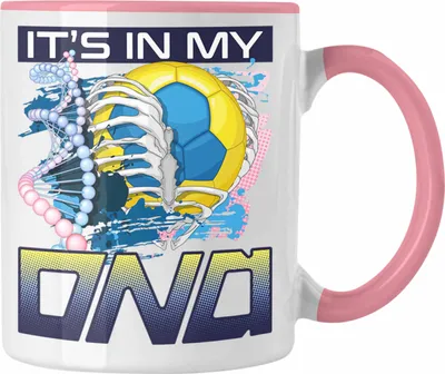 Produktbild von Trendation - Handball Tasse Geschenk für Handball-Spieler Trainer Geschenkidee Spruch (Rosa)