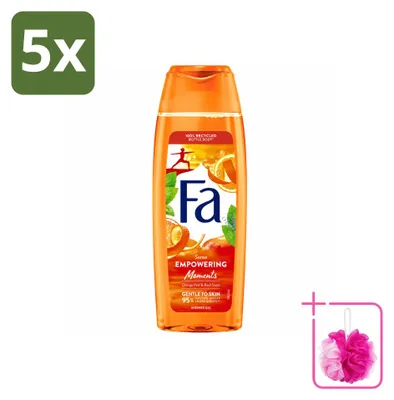 Immagine prodotto di 5 bagnoschiuma "Empowering Moments" di Fa - 250 ml - Confezione risparmio - 5 pezzi