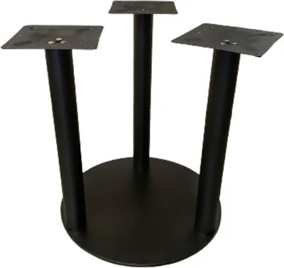 Image de Pied de table en ACIER Noir pour Interieur