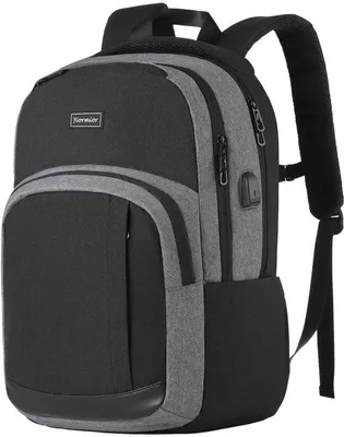 Obrázok produktu pre Školský batoh pre chlapcov a dievčatá, batoh s objemom 35 litrov a USB portom pre 15,6-palcový notebook