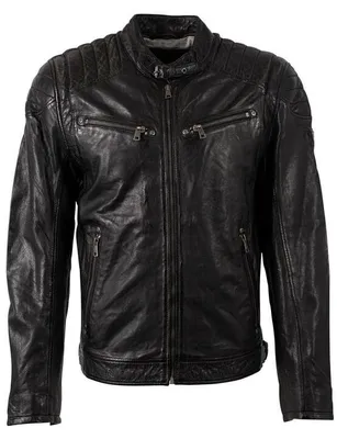 Produktbild von Mauritius Lederjacke Herren Colt W18 Lasanv schwarz Basics, Biker 100% Leder 3XL