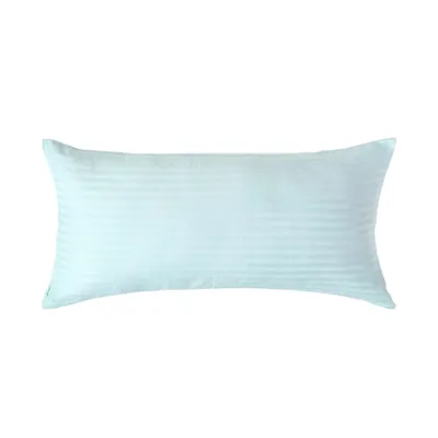 Produktbild von HOMESCAPES Kopfkissenbezug, Fadendichte 330, Hellblau, 40 x 80cm