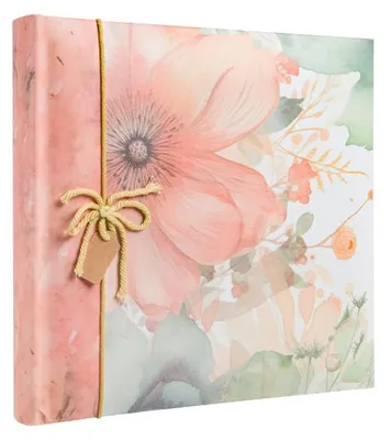 Obrázek produktu pro Klasické fotoalbum Flora Rose, 25 x 25 cm, 40 stran, bílé