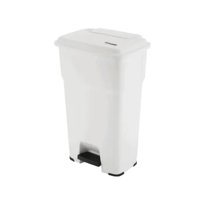 Produktbild von Vileda Professional Hera Abfallbehälter mit Pedal weiß - 60 Liter