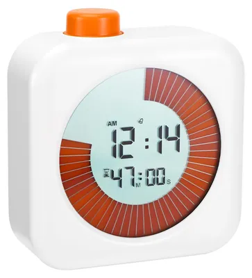 Digitaler Timer, 60 Min., LED, Countdown, Alarm, Stoppuhr, weiß