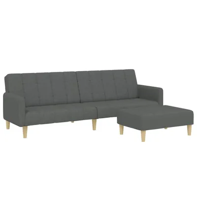 Zdjęcie produktu dla VidaXL 3258089, Szary, Pianka, Tkanina, Plastik, Poli drewno, 770 mm, 550 mm, 310 mm