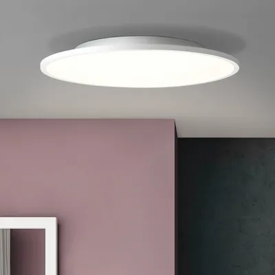 Produktbild von BRILLIANT runde LED Aufbaupaneel Ø 45 cm | modernes Wand und Decken Panel | 32 W - 3200 lm - 4000 K | Metall/Kunststoff | Weiß