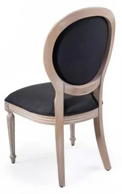 Produktbild von Lehnstuhl Stuhl Polsterstuhl Moderne Design Textil Schwarz Esszimmer Luxus Möbel