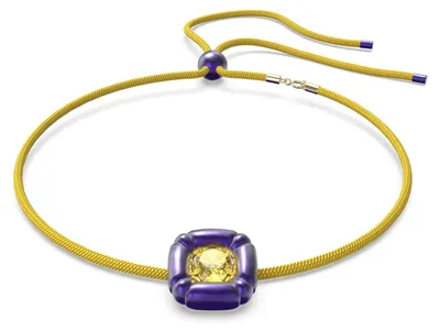 Produktbild von Swarovski Damen Dulcis Halskette Kissenschliff, Violett 5613645