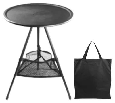 Imagen del producto de Mesa redonda para exteriores, plegable, portátil y ajustable