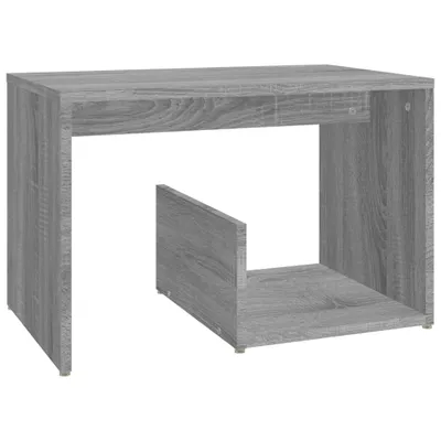 Obrázok produktu pre vidaXL Bočný stolík Grey Sonoma 59x36x38 cm Drevo Materiál