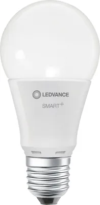A single LED light bulb against a white background.