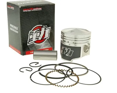 Image de Jeu de pistons Naraku 50ccm pour scooter avec moteur Piaggio 4T AC