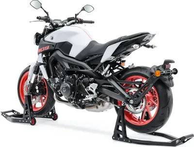 Zdjęcie produktu dla Stojak motocyklowy # SBL Stojak motocyklowy przedni i tylny